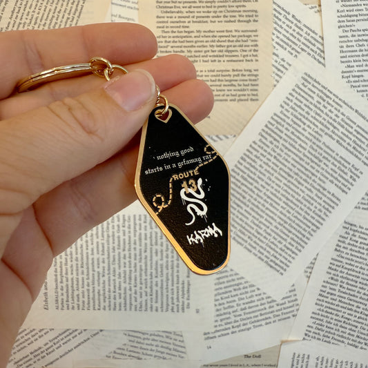 Schlüsselanhänger "Getaway Car schwarz"