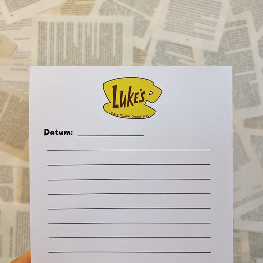 Notizblock | Lukes Diner