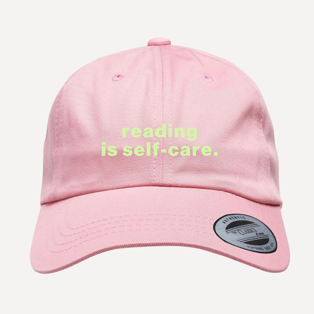 Cap | reading is self-care (pink)