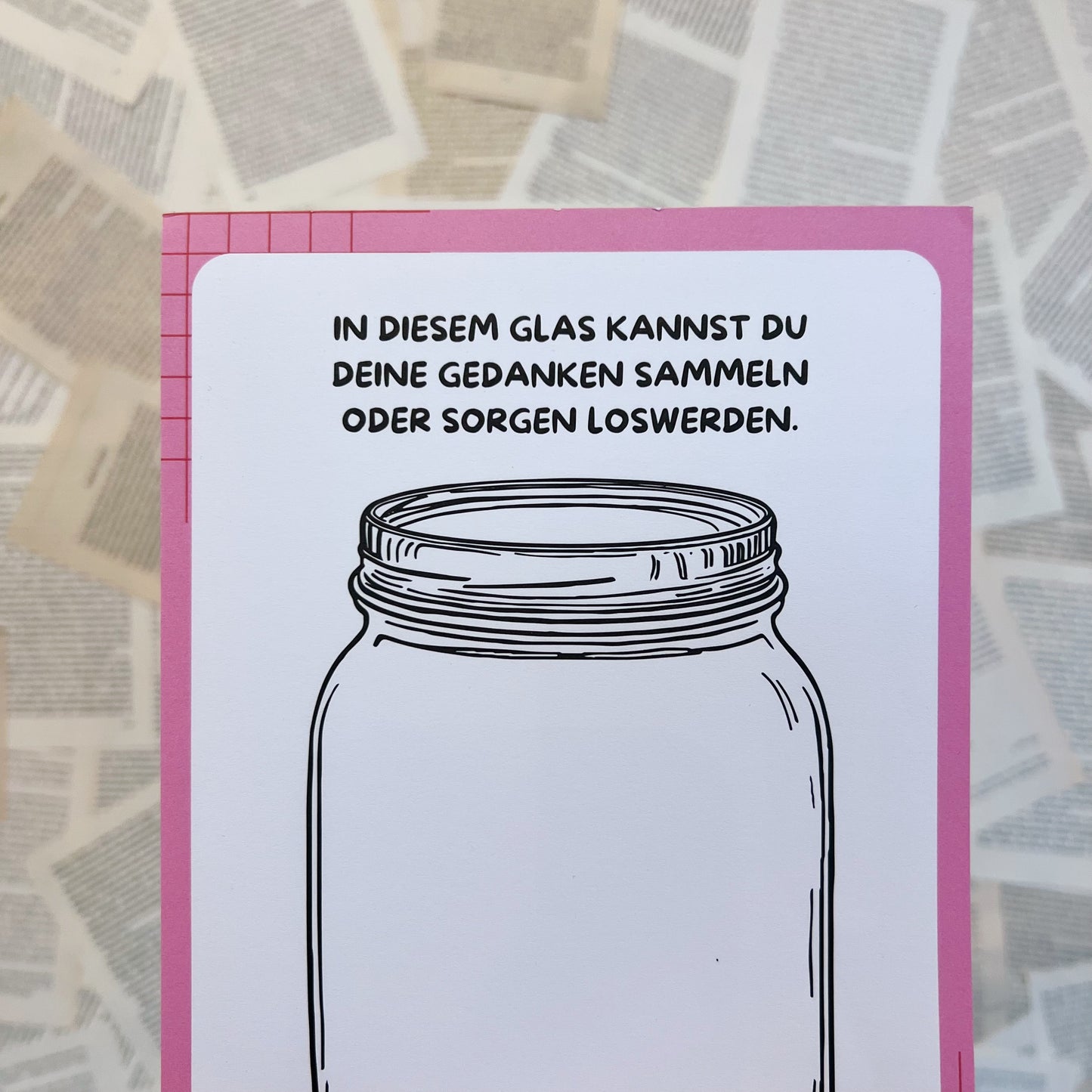 Notizblock | Gedanken loswerden
