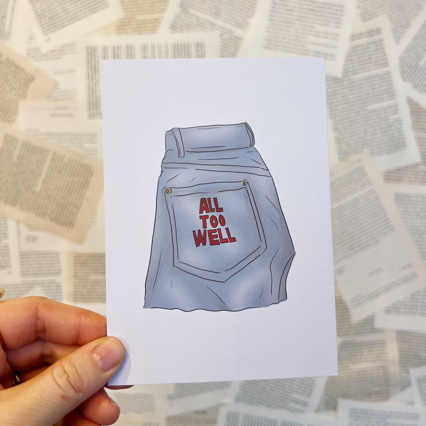 Postkarte | All Too Well