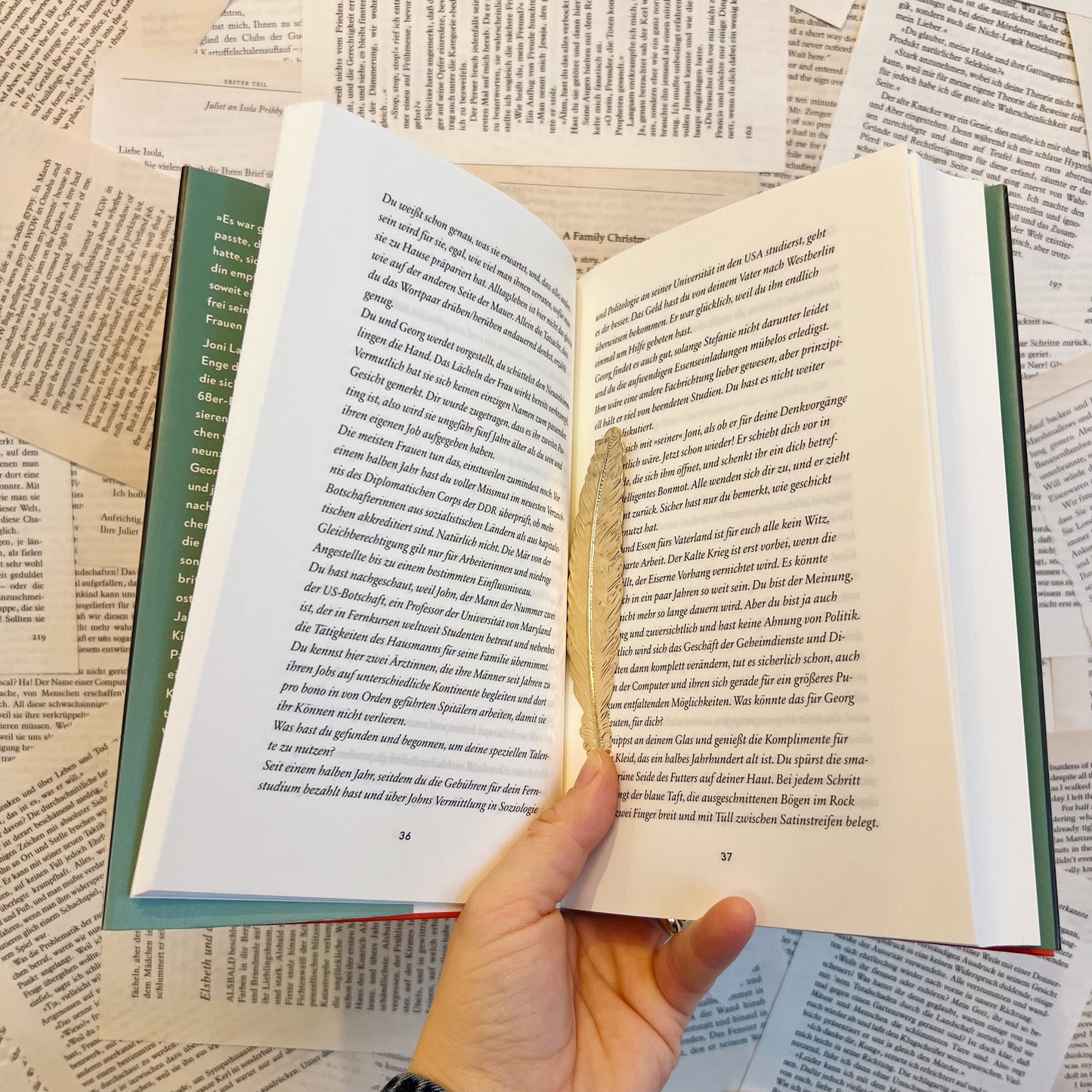 Lesezeichen | Feder