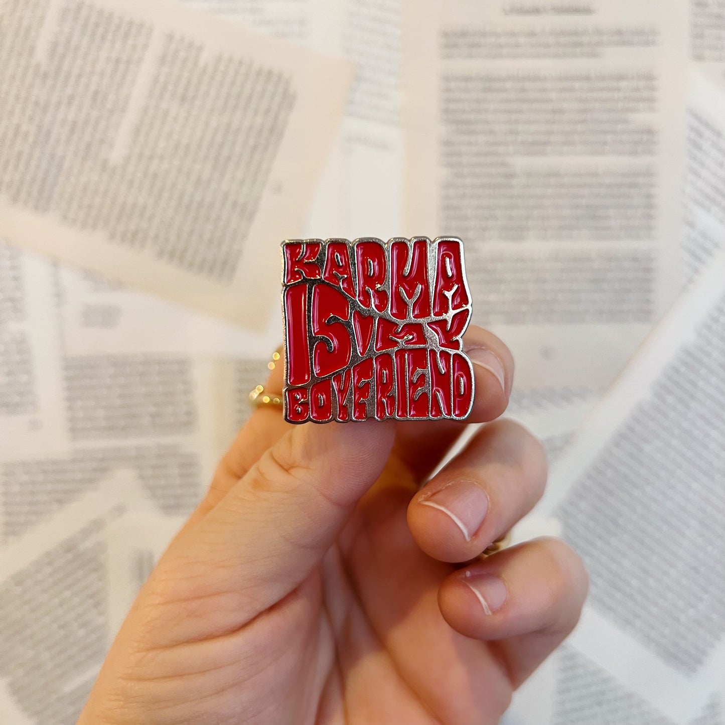 Pin "Karma"