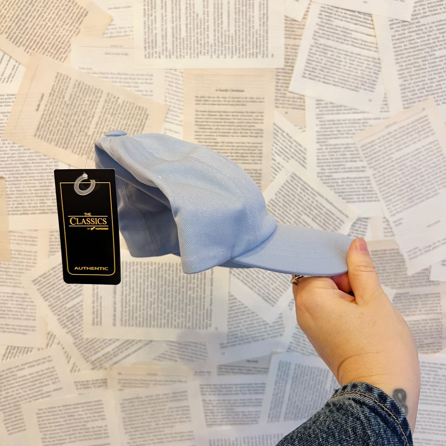 Cap | reading is self-care (light blue)