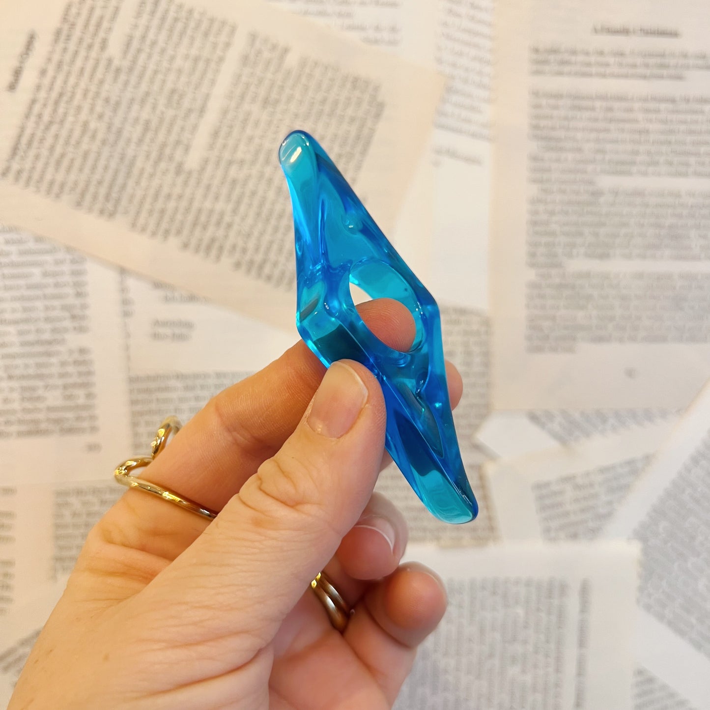 Lesehilfe (blau)