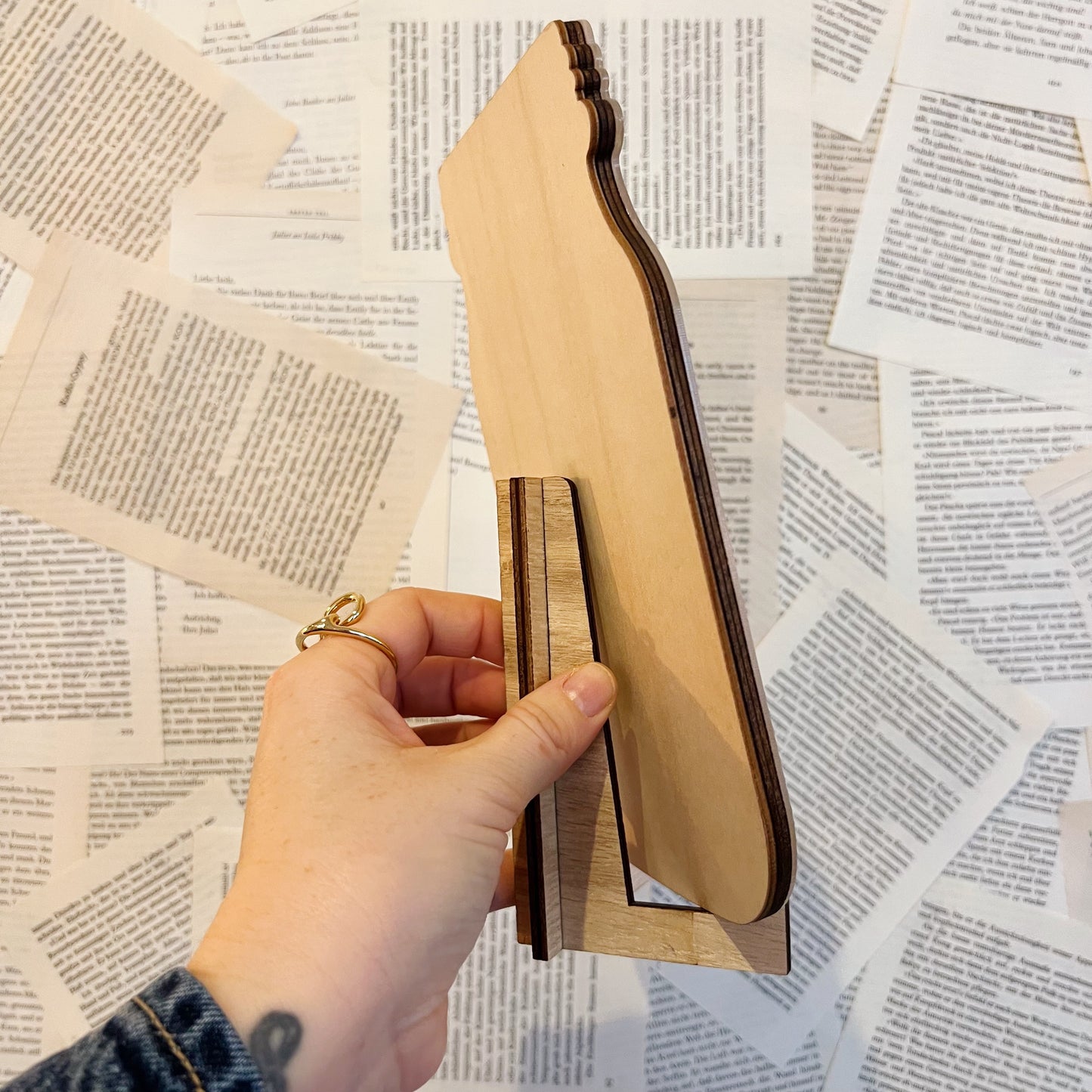 Glas der Glücksmomente