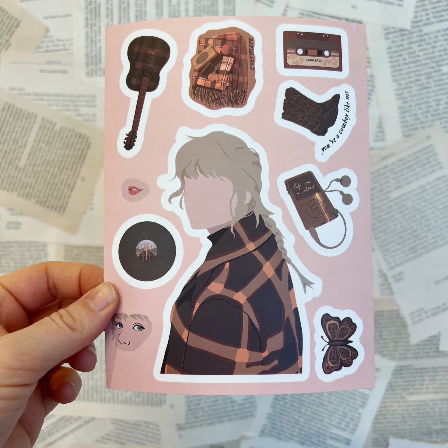 Stickerbogen "evermore"