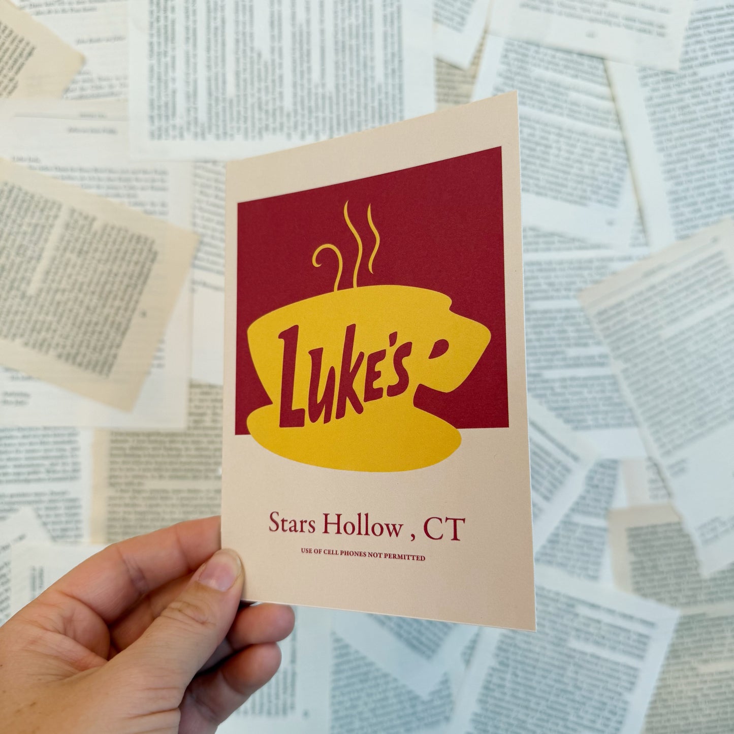 Postkarte | Lukes Diner Tasse