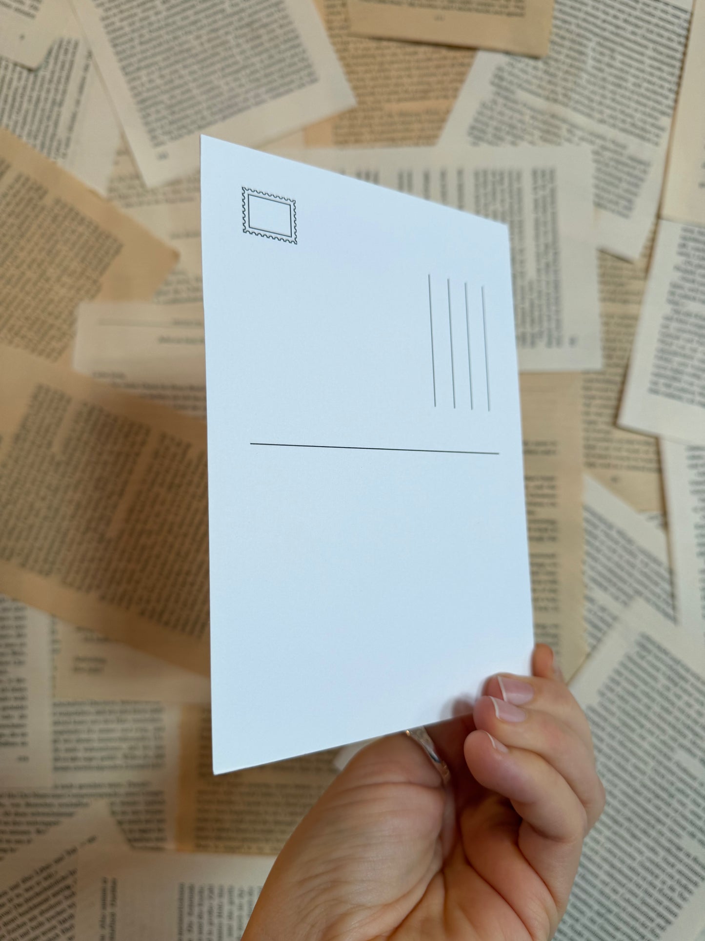 Postkarte | Hollow Schild