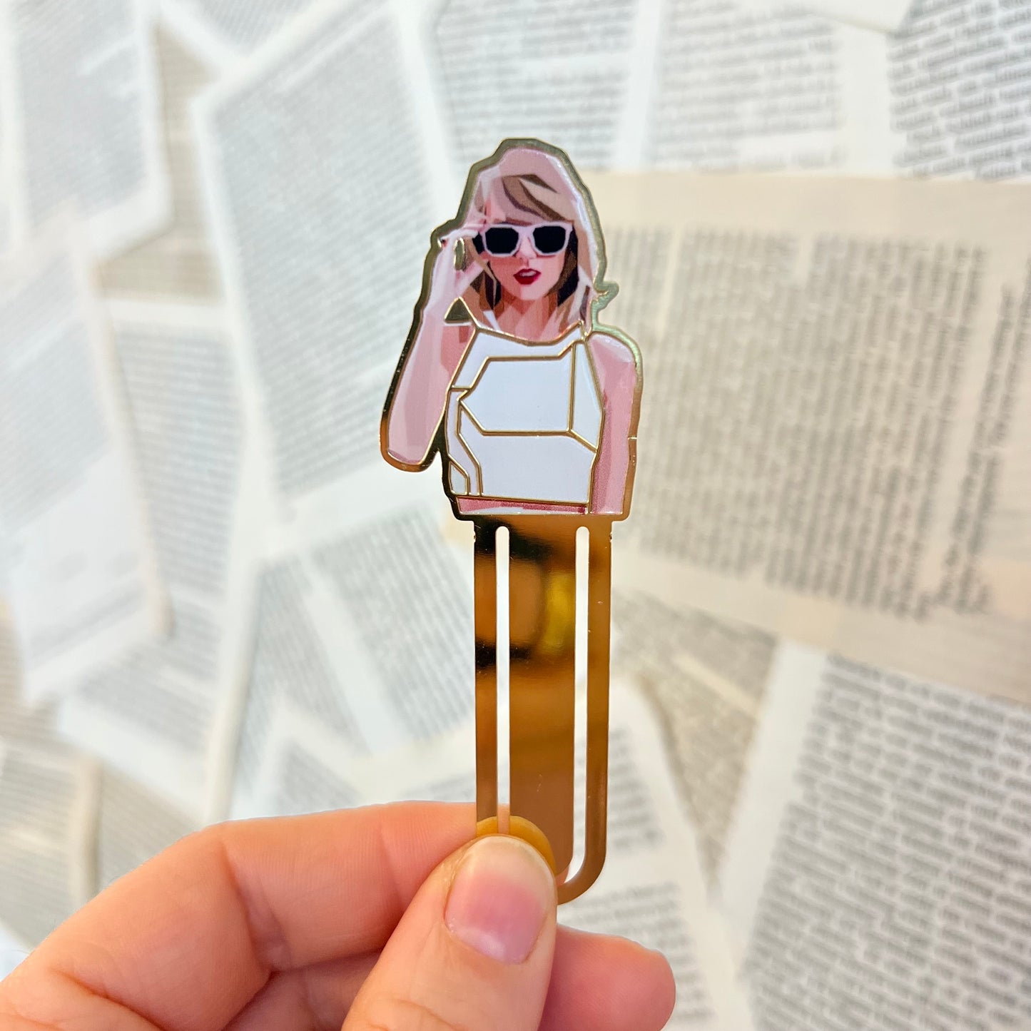 Lesezeichen "Taylor gold"