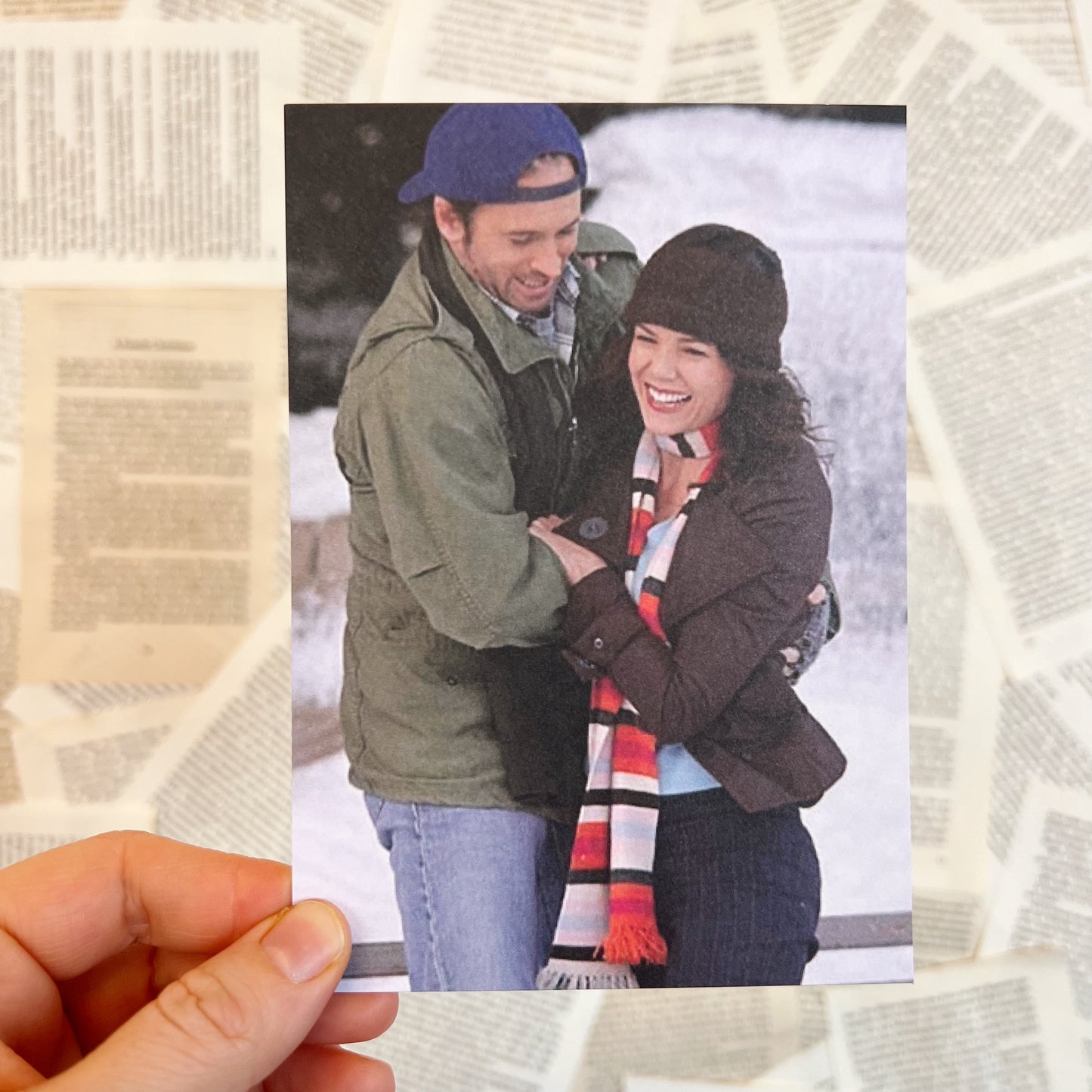 Postkarte | Luke & Lorelai stehend