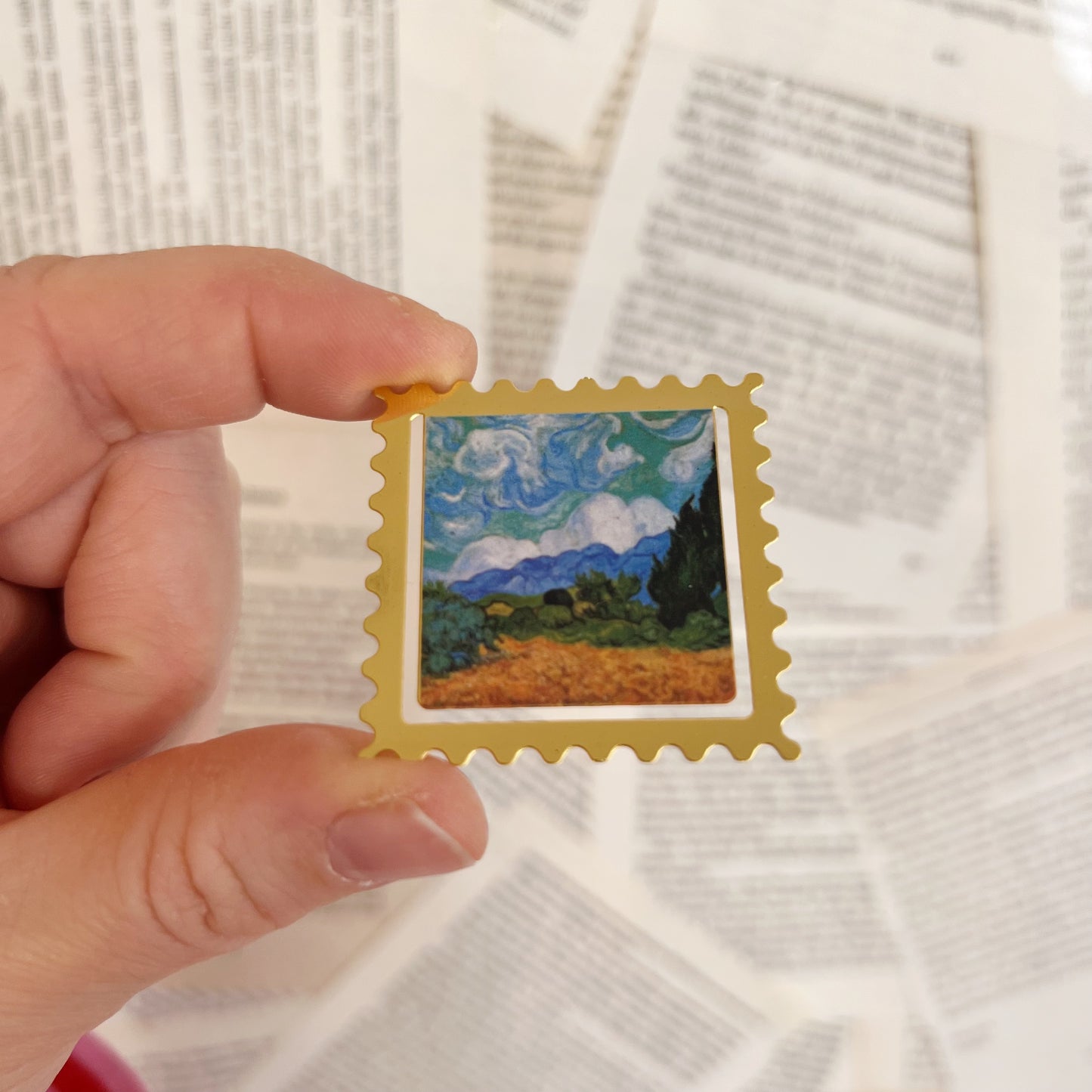 Lesezeichen | Briefmarke (Landschaft)