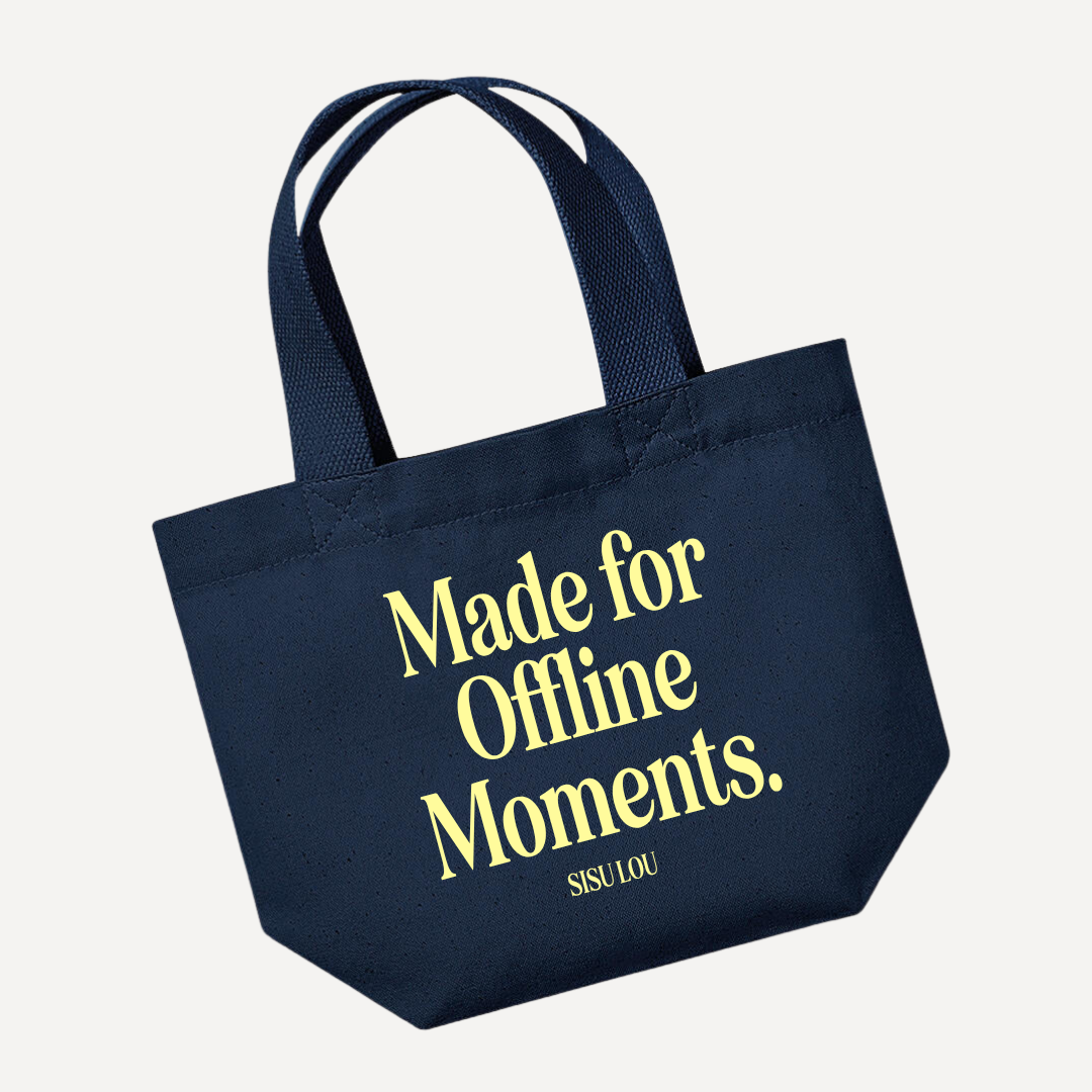 kleiner Beutel | Made For Offline Moments (navy)