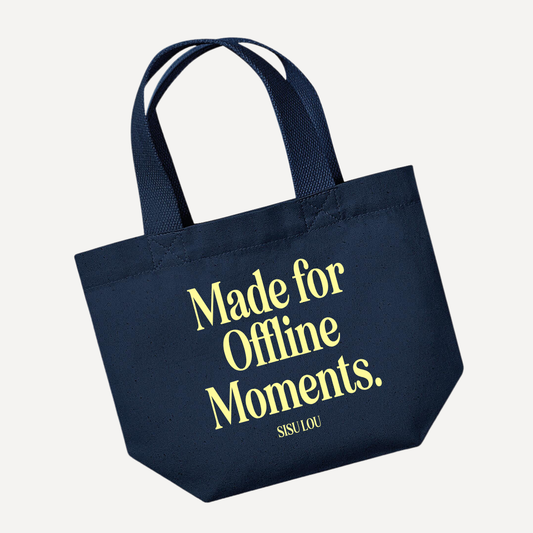 kleiner Beutel | Made For Offline Moments (navy)