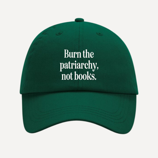 Cap | Burn the patriarchy (green)