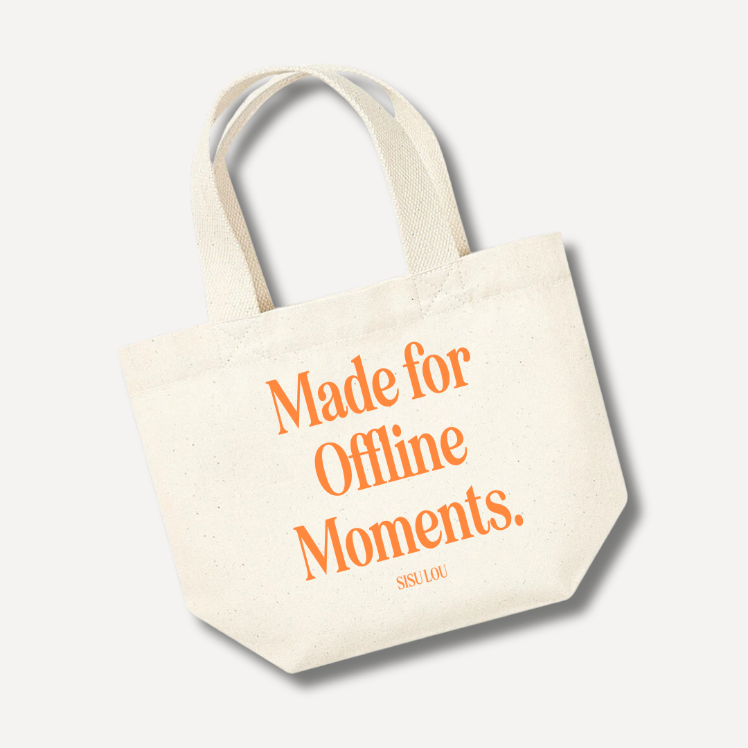 kleiner Beutel | Made For Offline Moments (beige)