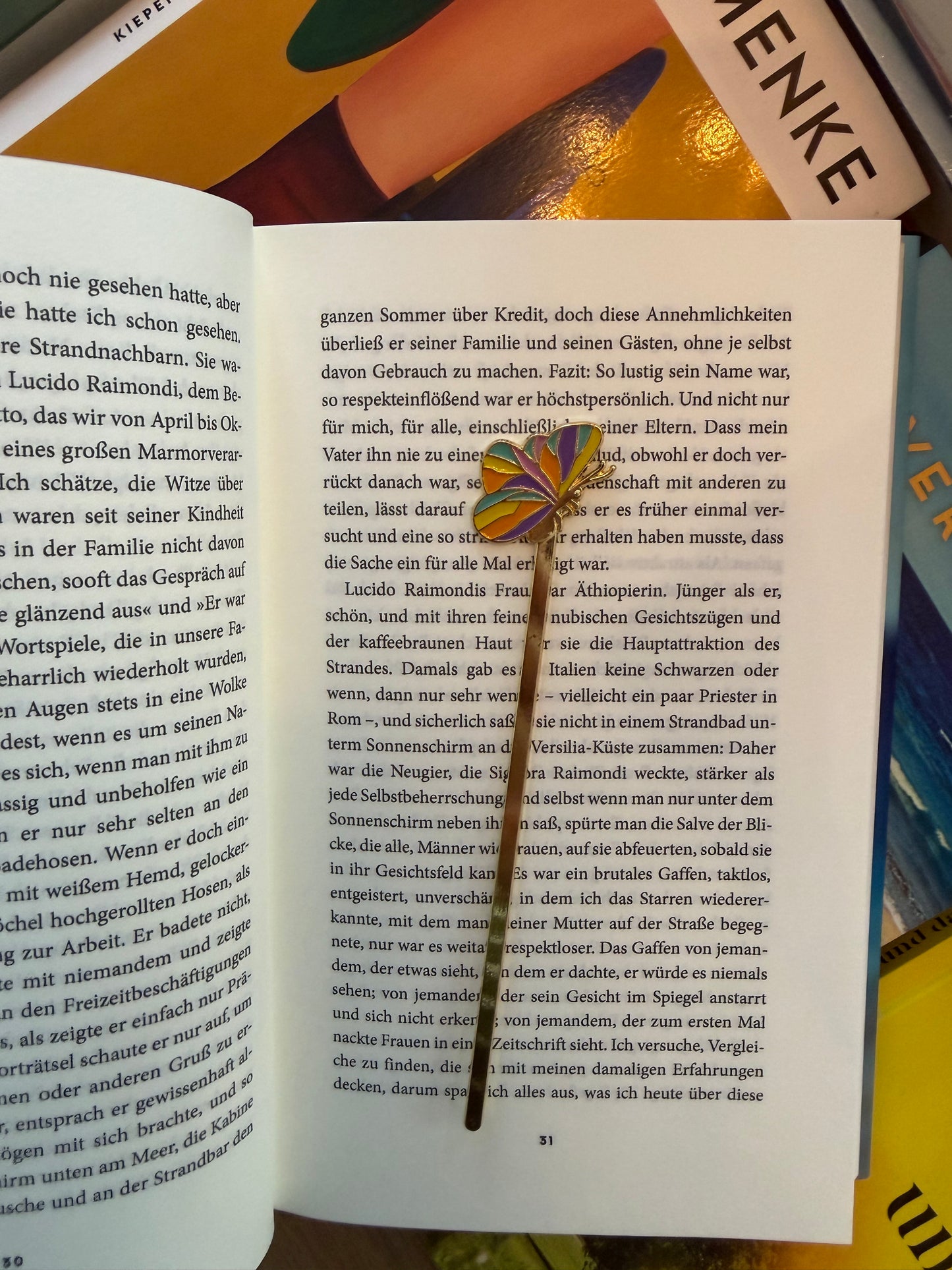 Lesezeichen | Schmetterling bunt