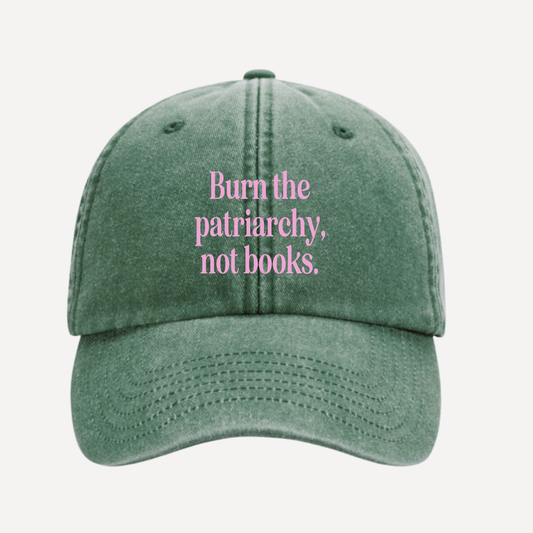 Cap | Burn the patriarchy (vintage green)