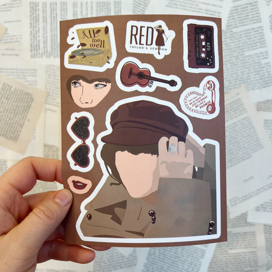 Stickerbogen "RED"