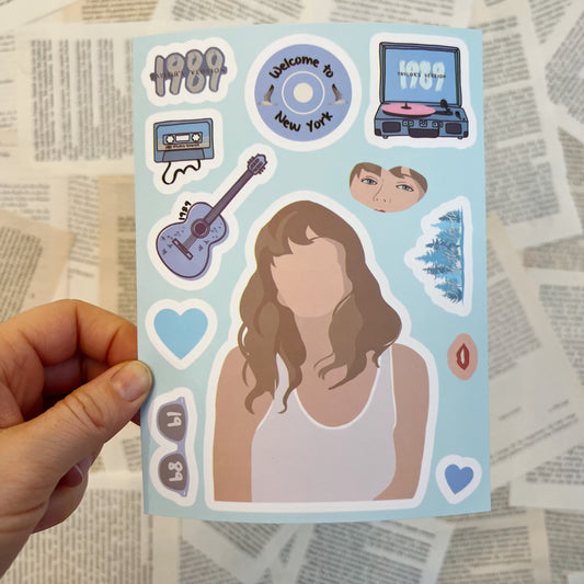 Stickerbogen "1989"