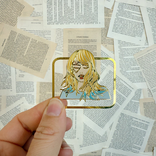 Lesezeichen "Taylor Herz gold"