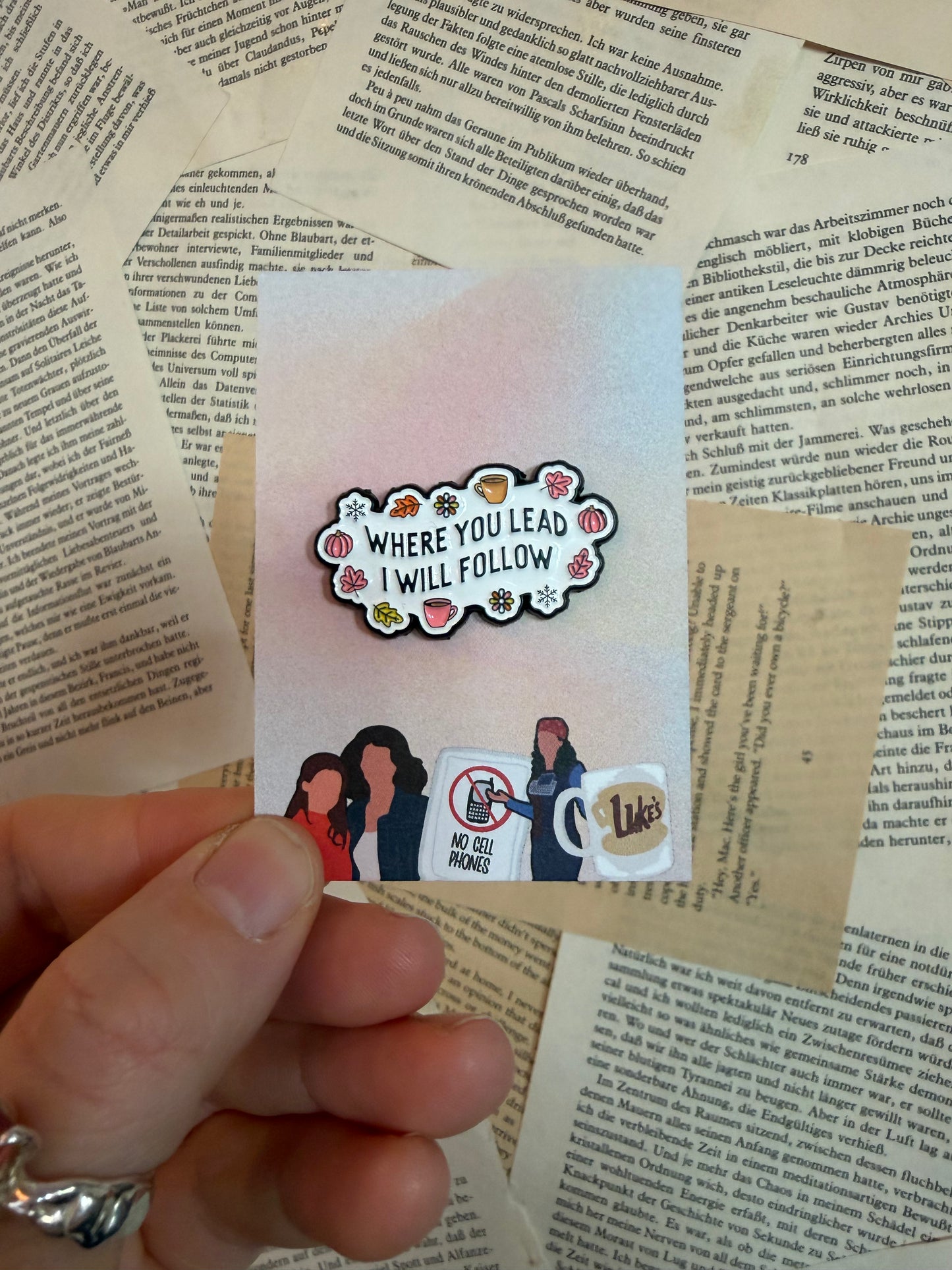 Pin "Where you lead"