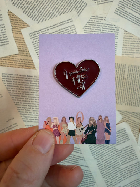 Pin "Remember it all too well" (Herz)