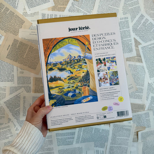 Puzzle "Ein Blick in den Bergen"