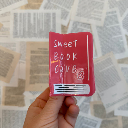Haarklammer | pinkes Buch
