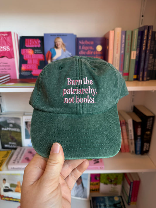 Cap | Burn the patriarchy (vintage green)