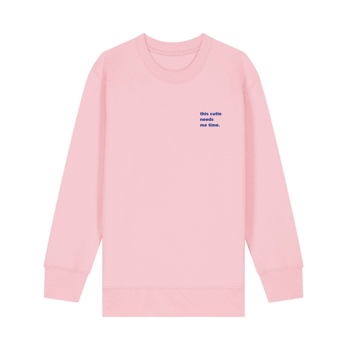 Pulli | this cutie needs me time (blau)